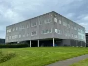 Fassadenverkleidung des Hauptsitzes des Energieversorgers Energinet in Fredericia, Dänemark