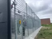 Verkleidung der Wasserstofftankstelle
