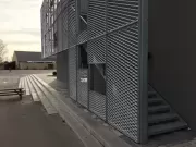 Fassadenschutz aus Streckmetall, Frederiksberg, Dänemark