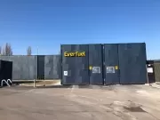 Verkleidung der Wasserstofftankstelle